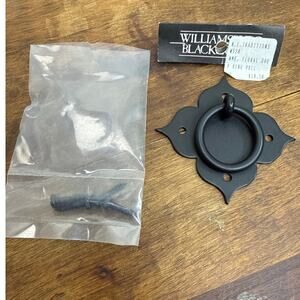 Williamsburg Blacksmiths Wrought Iron Cabinet Drawer Pull Made in USA Colonial